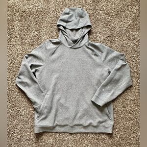 Men's Lululemon Textured Double-Knit Cotton Hoodie - Grey